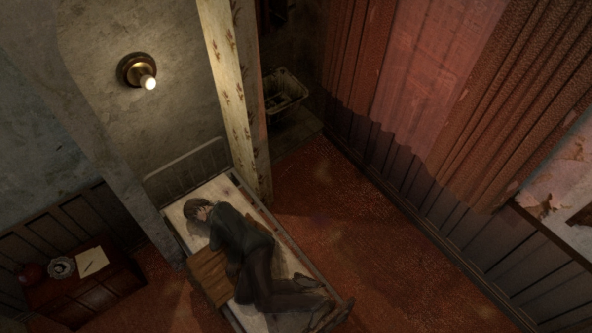 Render of Hotel scene from Cripple of Inishmaan 