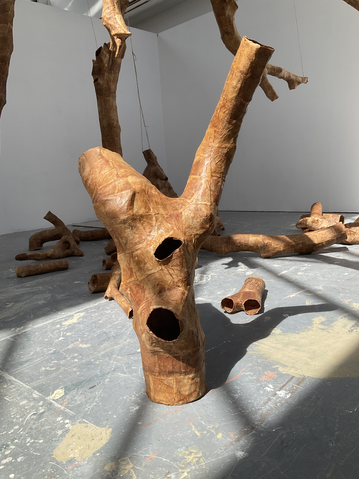 Detail 'Here There and Everywhere, 2025, standing alone, 97 x 63 cm.  