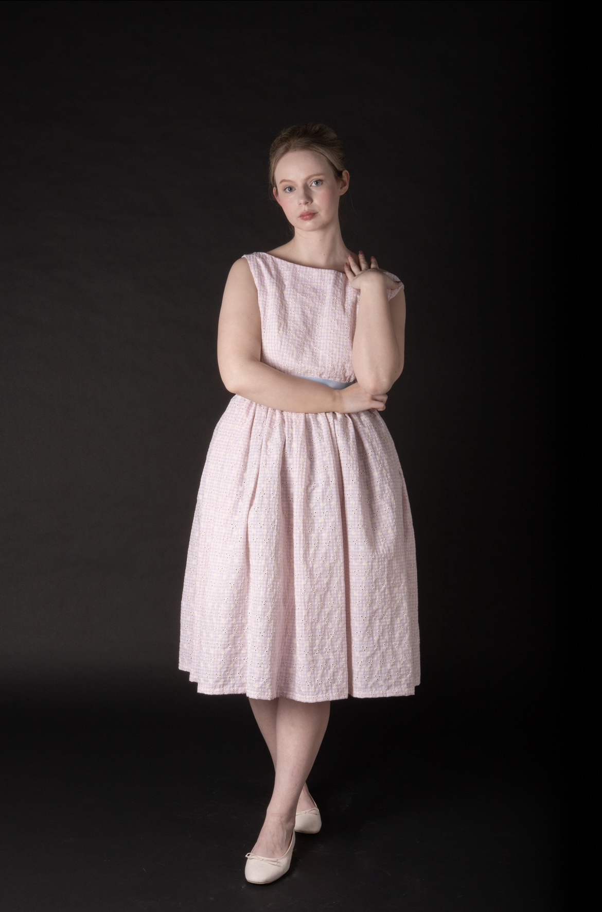 Front view of Amber Von Tussle Modeled by Lara Ni Bhriain Photographed by Sarah Lordan