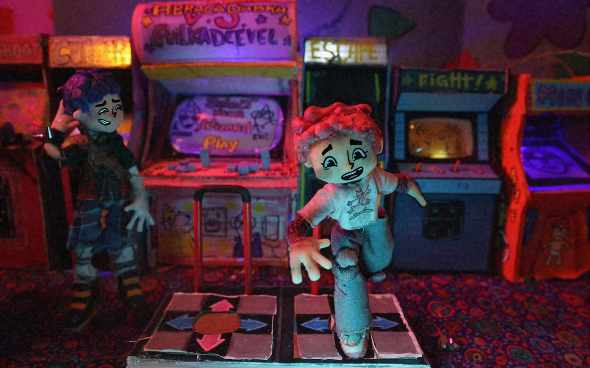 "A day in" short stop motion, Tatsu and MJ dance