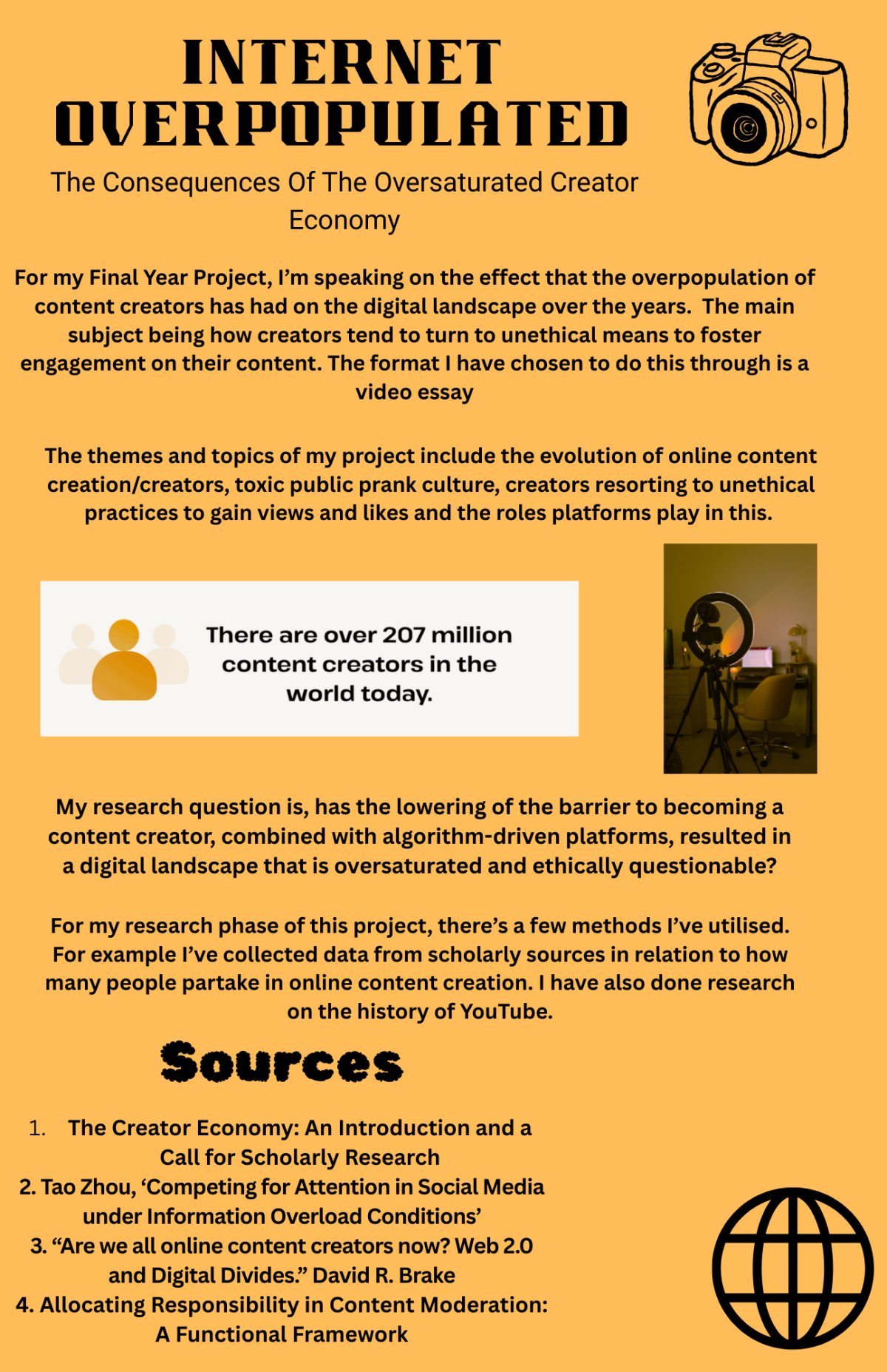 Internet Overpopulated Poster