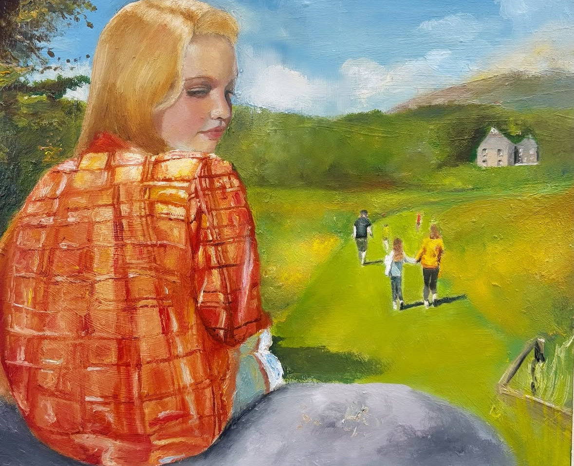 'Kenmare 2009', 2025. Oil on wood, 24 x 29cm