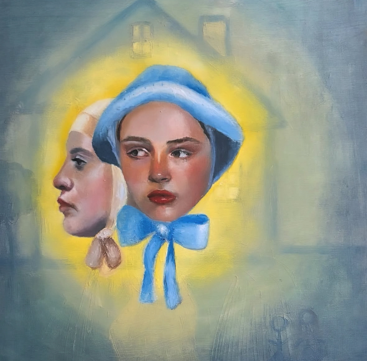 'Play Things', 2025. Oil on paper, 46 x 29cm