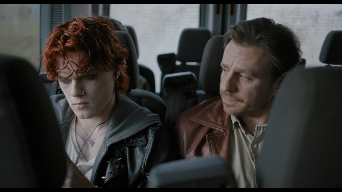 Tymek & Przemek on the bus