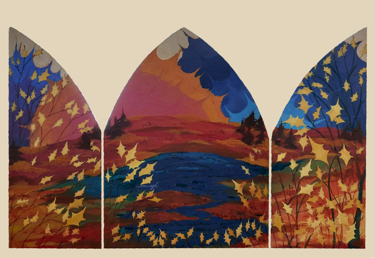 painting, "Golden Marsh"