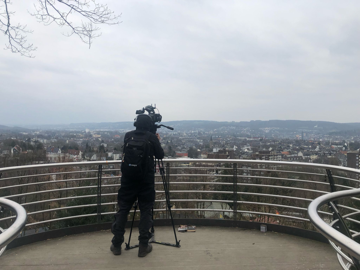 BTS Still of Shooting In Wuppertal