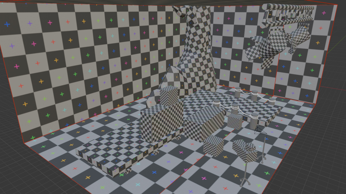 Untextured set for "Lala Lemur".