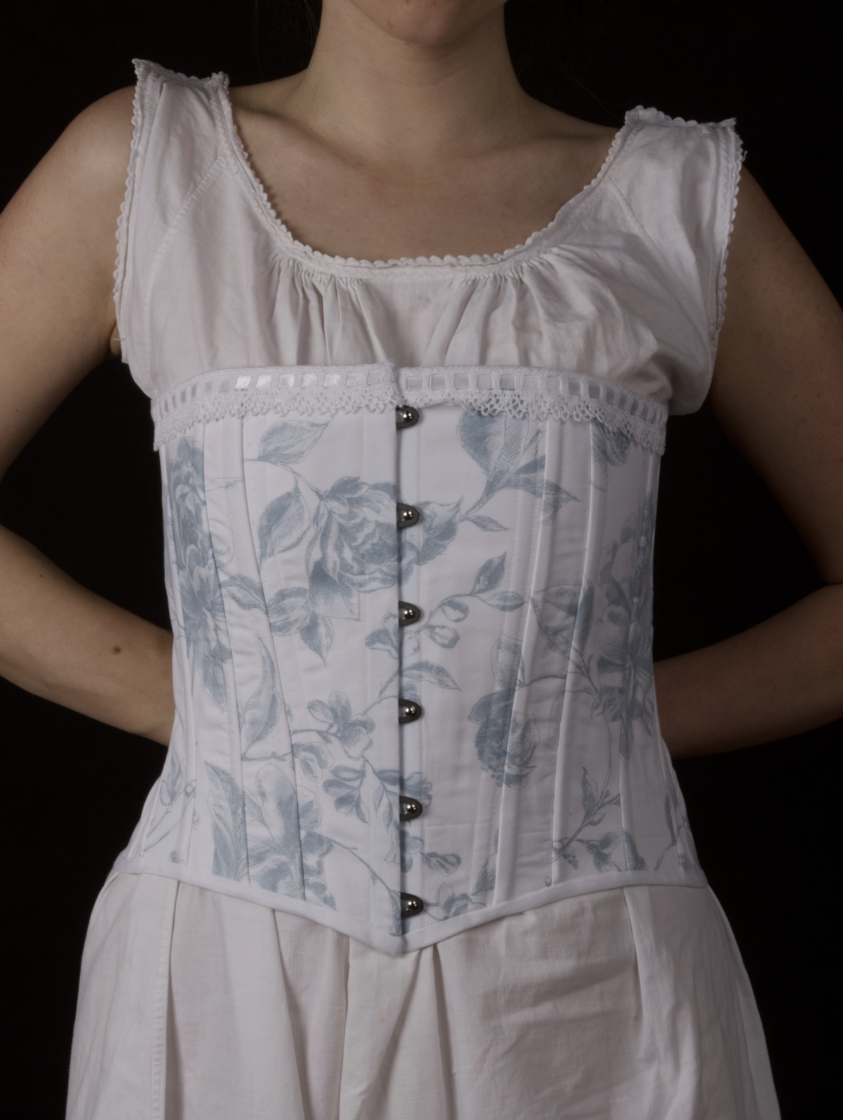 front of corset