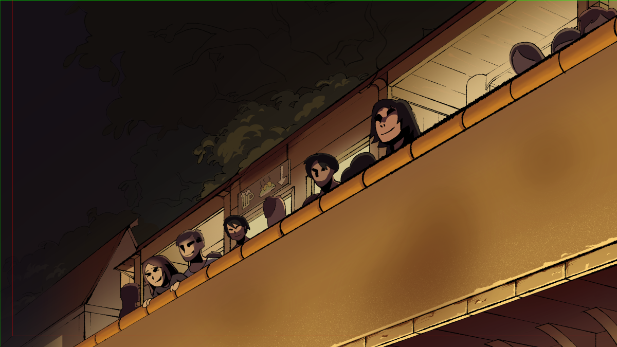 Background plate for example shot