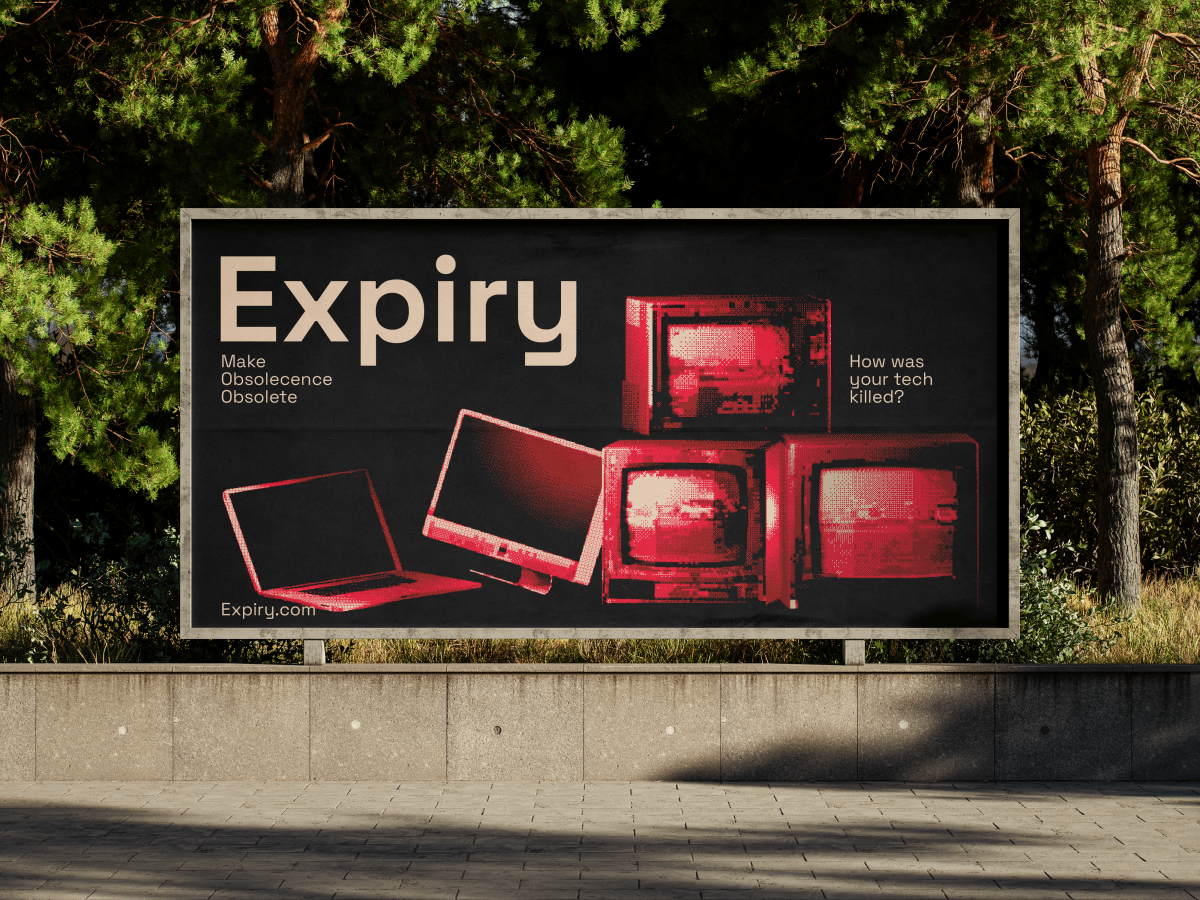 Expiry billboard in use