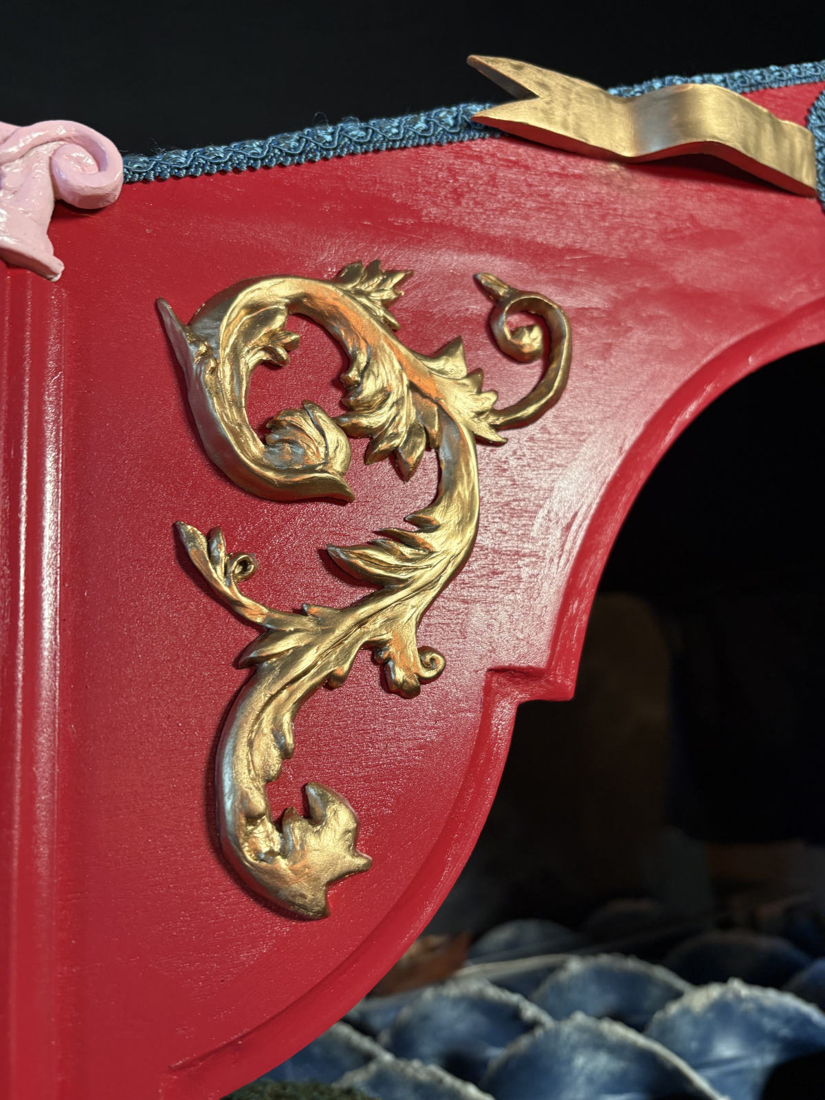 Victorian style gold filigree, inspired by filigree in The Everyman Theatre, Cork, and Gaiety Theatre, Dublin