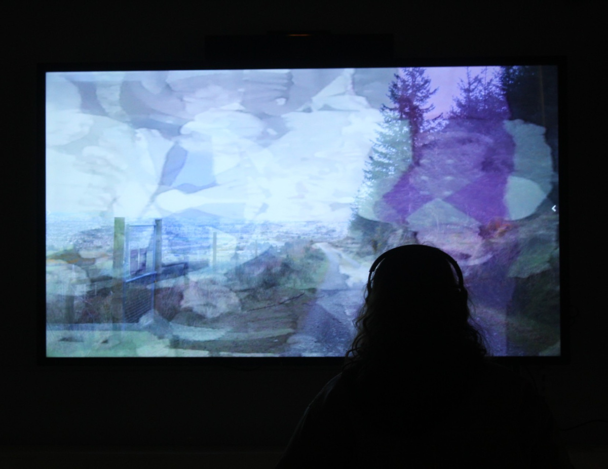 Sarah Hannigan, 'Illusions', 2026, woman silhouette watching film