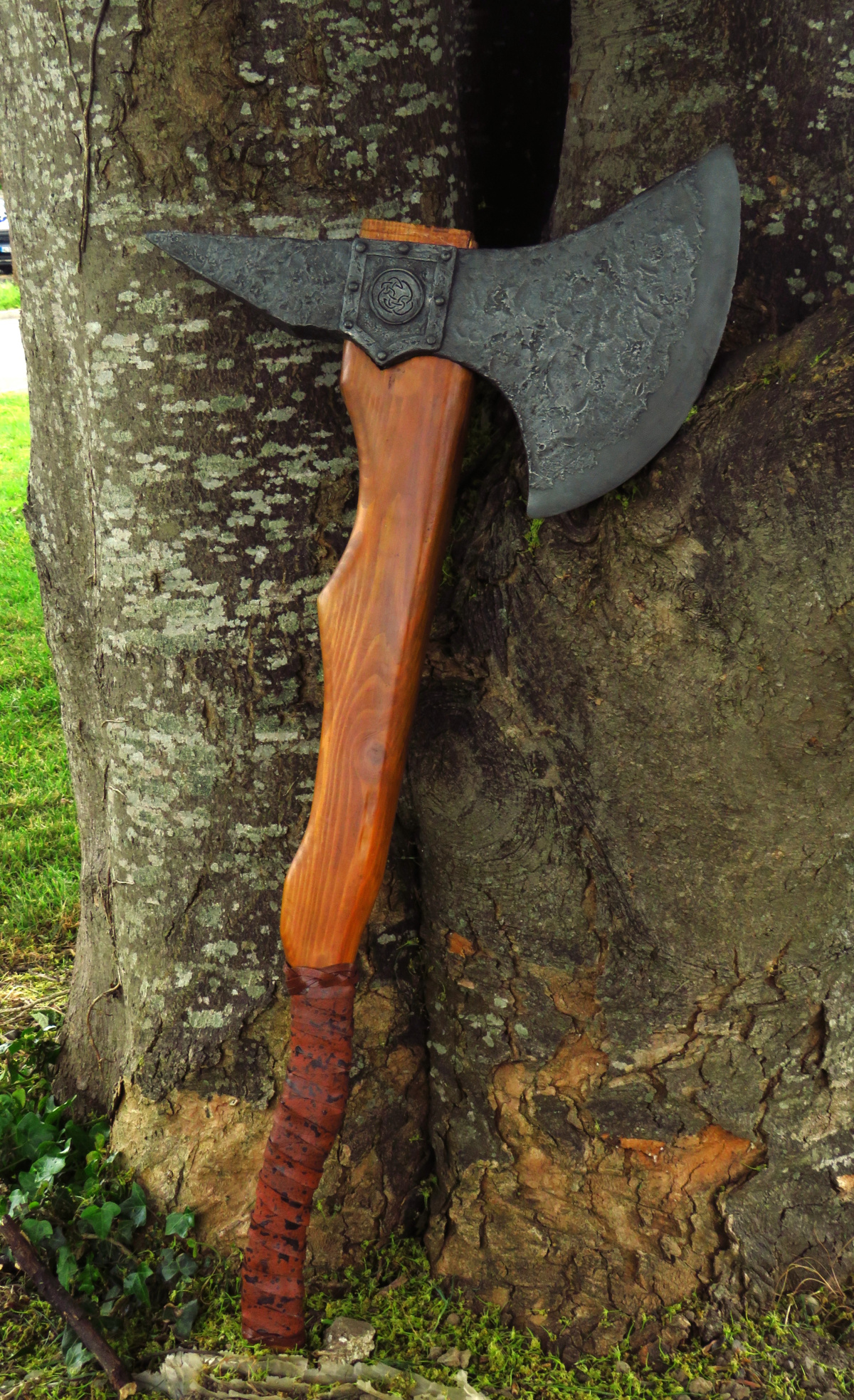 Axe by Tree