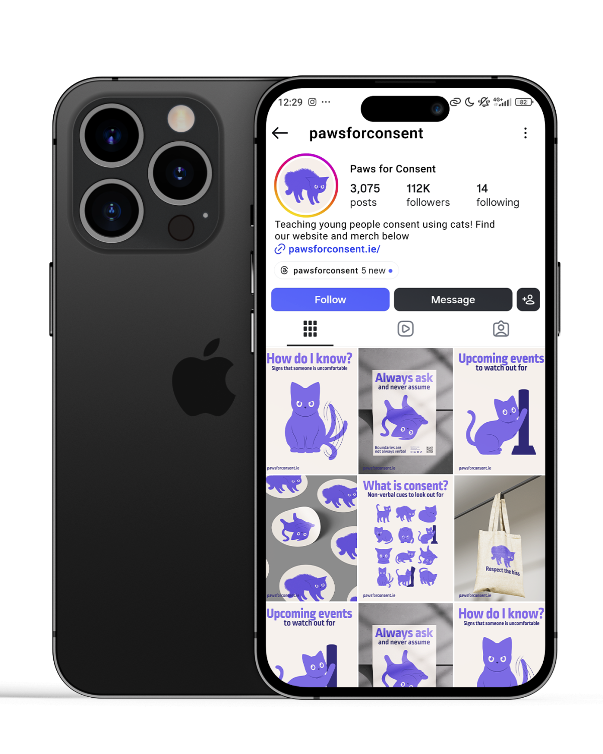 Instagram page