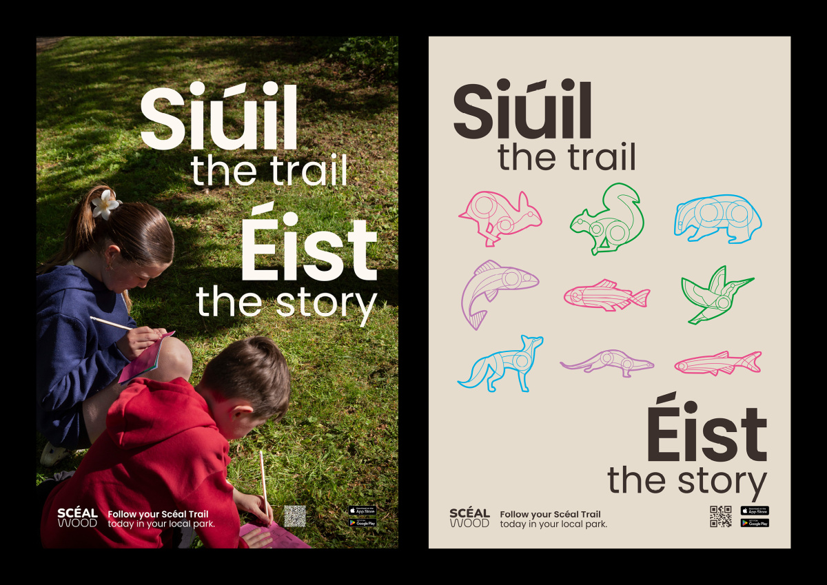 Posters for both public and in-school promotion