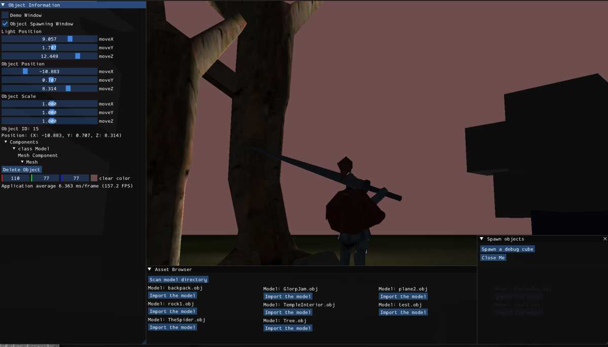 Image of a dramatic scene in the 3D engine