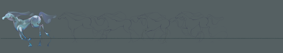 horse run cycle