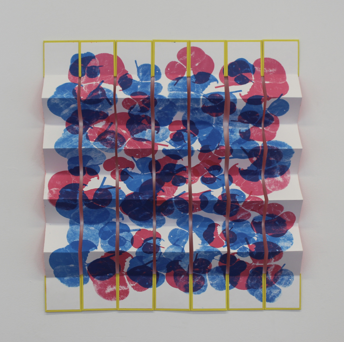 **Index of Luck*, 2026, screen print on Fabriano, divided into seven concertina books, 77.3cm x 82cm