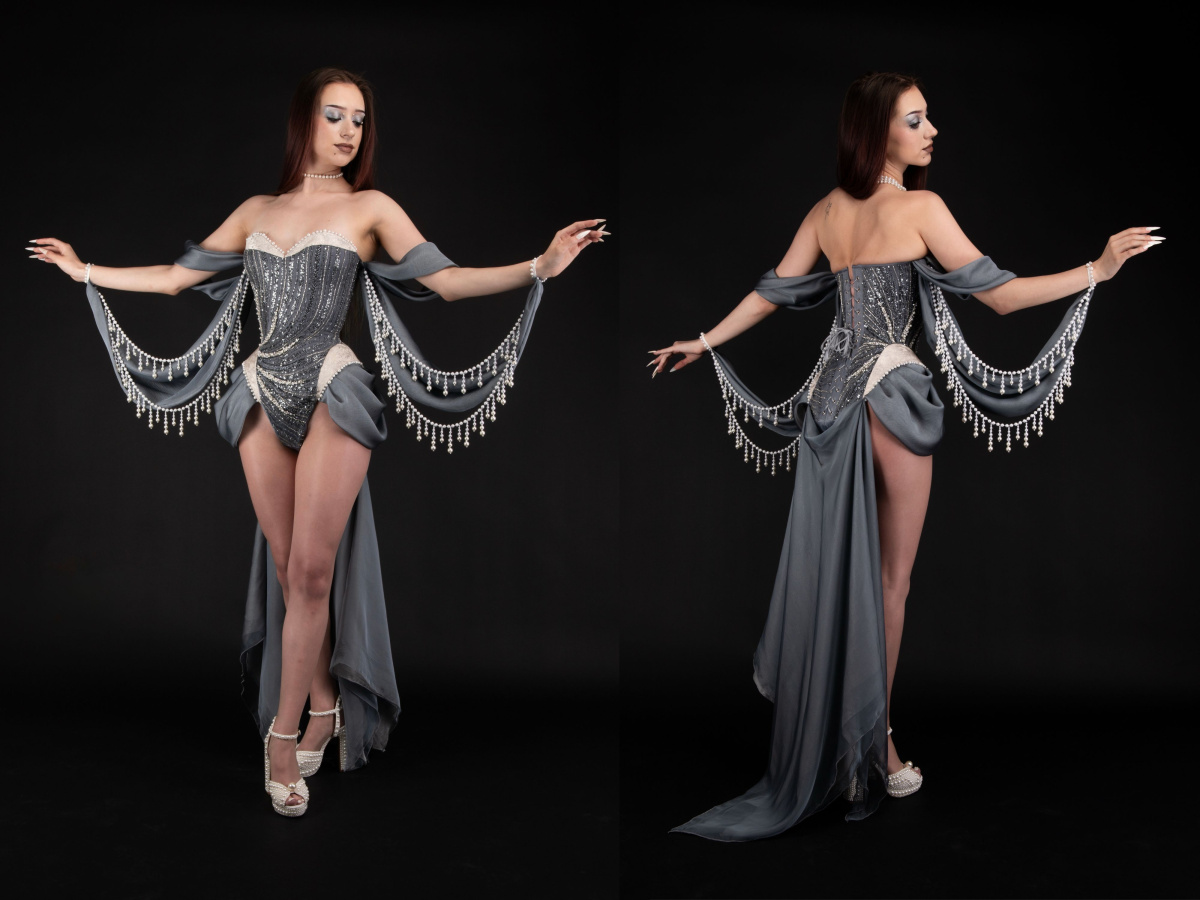 Front and back view