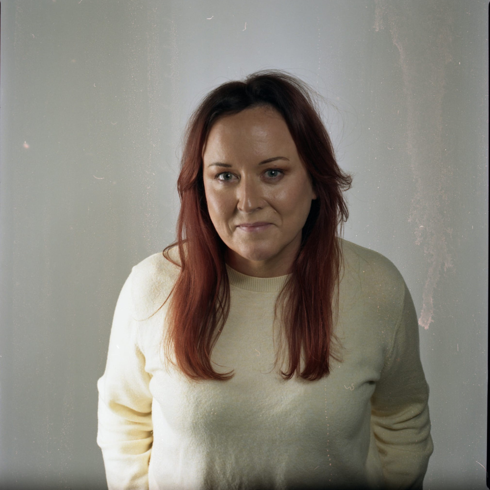 Portrait head and shoulders shot. 